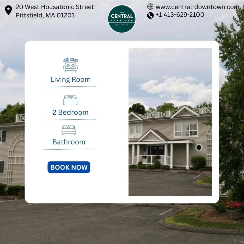 Modern Hotel Rooms in Pittsfield